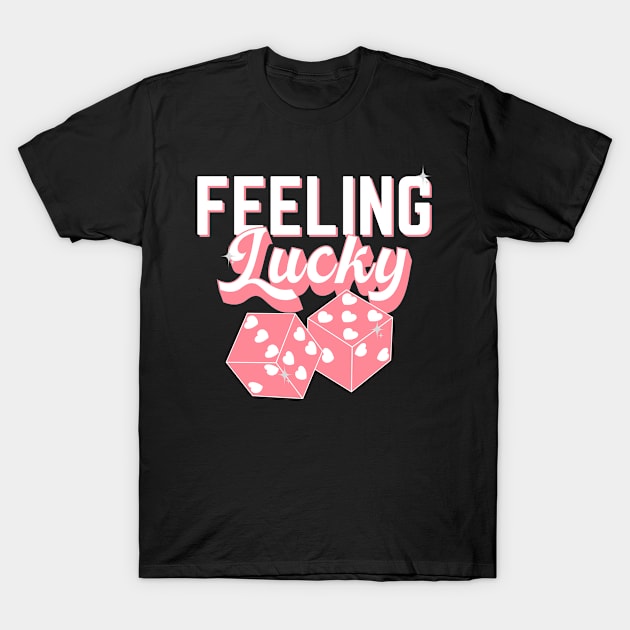 Feeling Lucky Retro Valentine T-Shirt by jackofdreams22